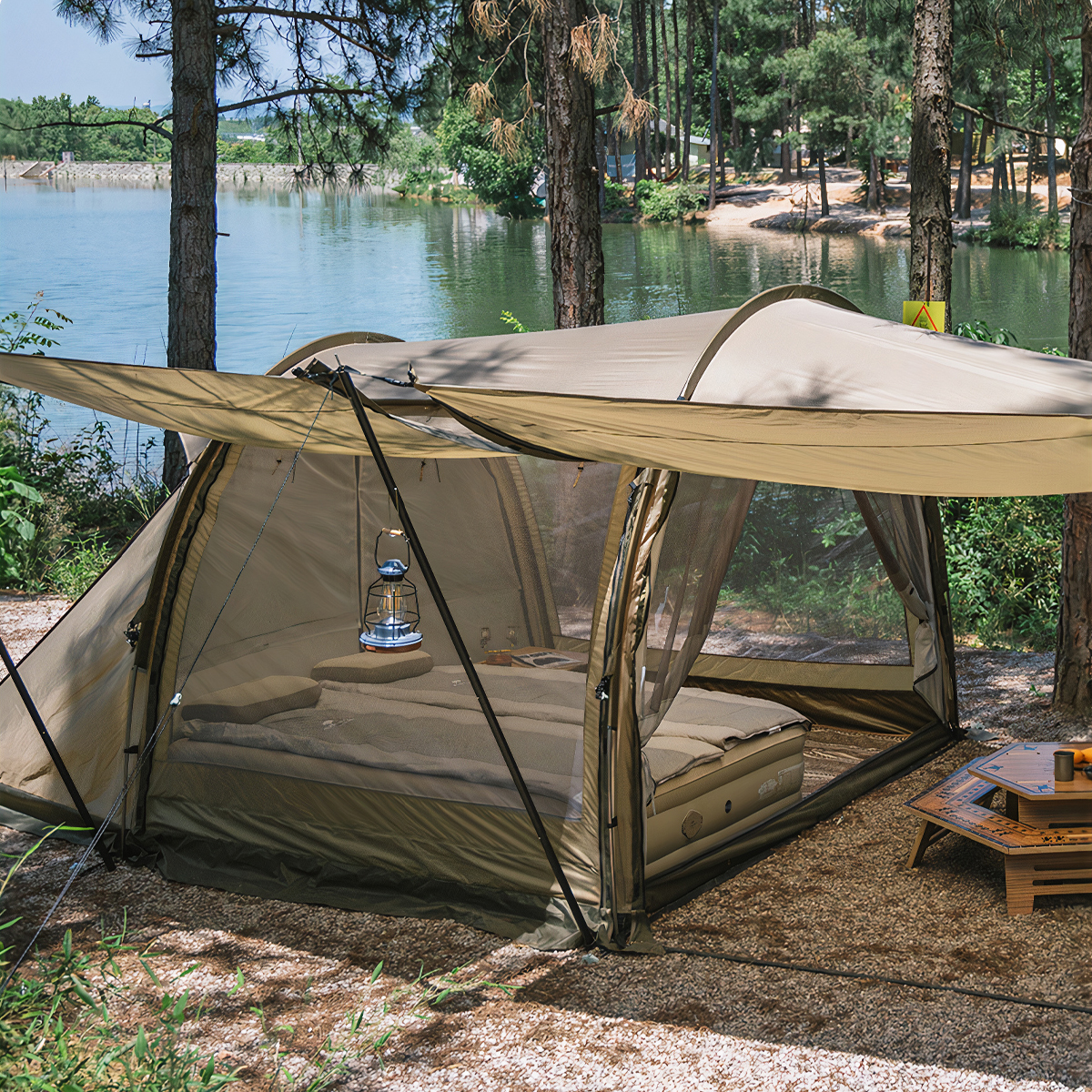Naturehike NH22YW004 Lều Hầm Cắm Trại Glamping UPF50+ Aries α cho 4 - 6 người