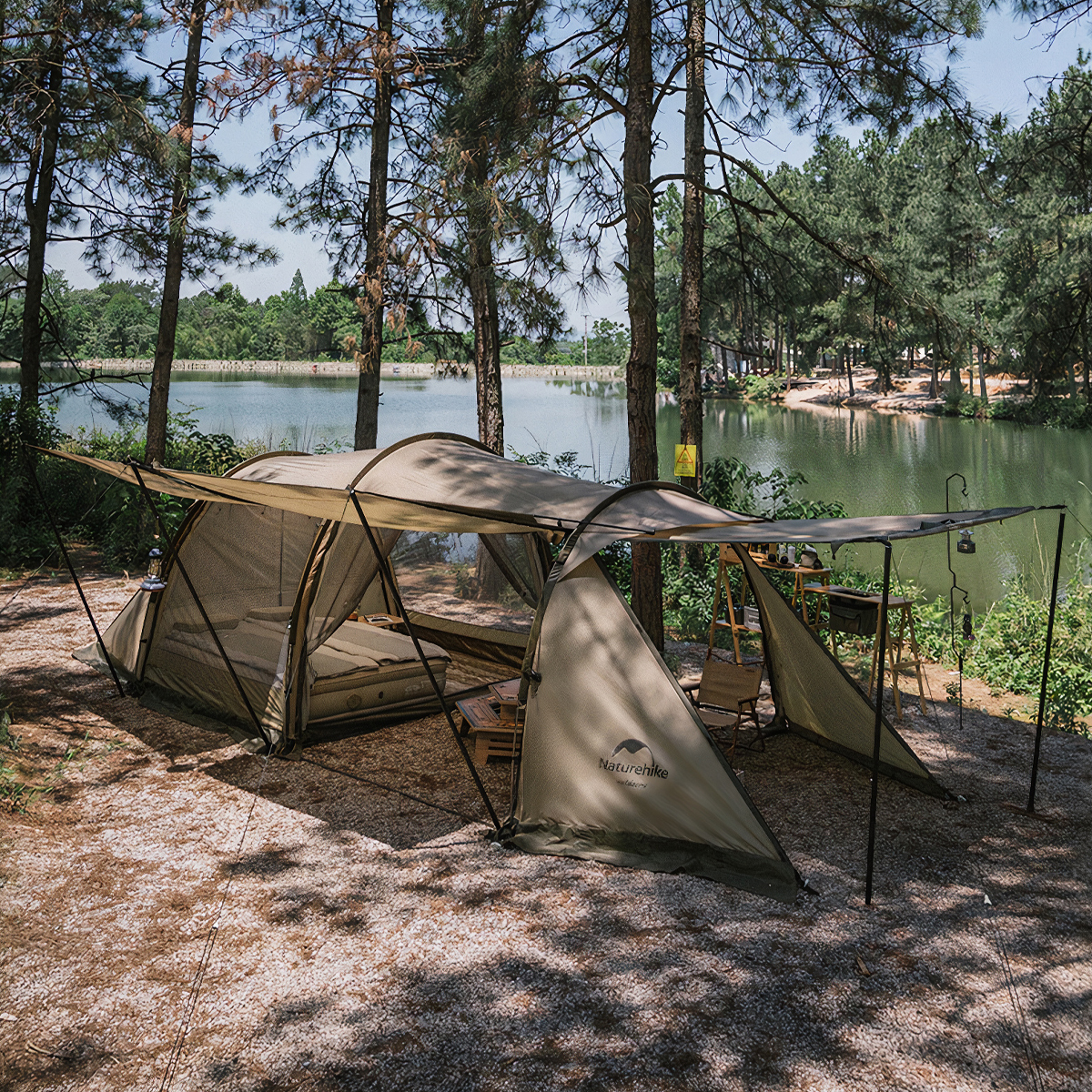Naturehike NH22YW004 Lều Hầm Cắm Trại Glamping UPF50+ Aries α cho 4 - 6 người