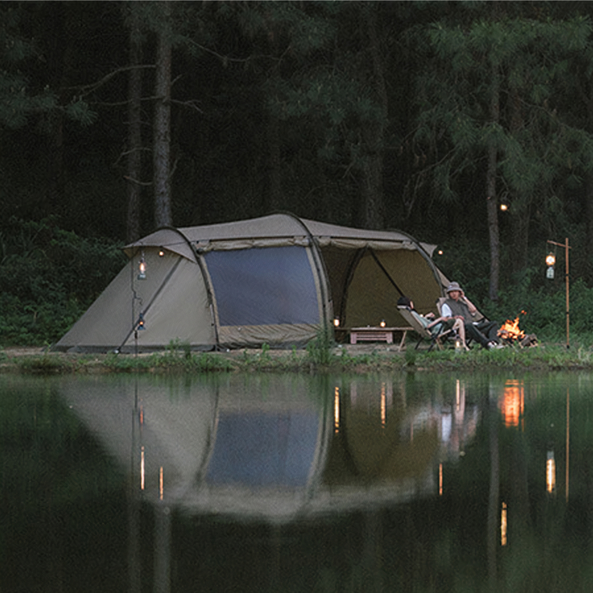 Naturehike NH22YW004 Lều Hầm Cắm Trại Glamping UPF50+ Aries α cho 4 - 6 người