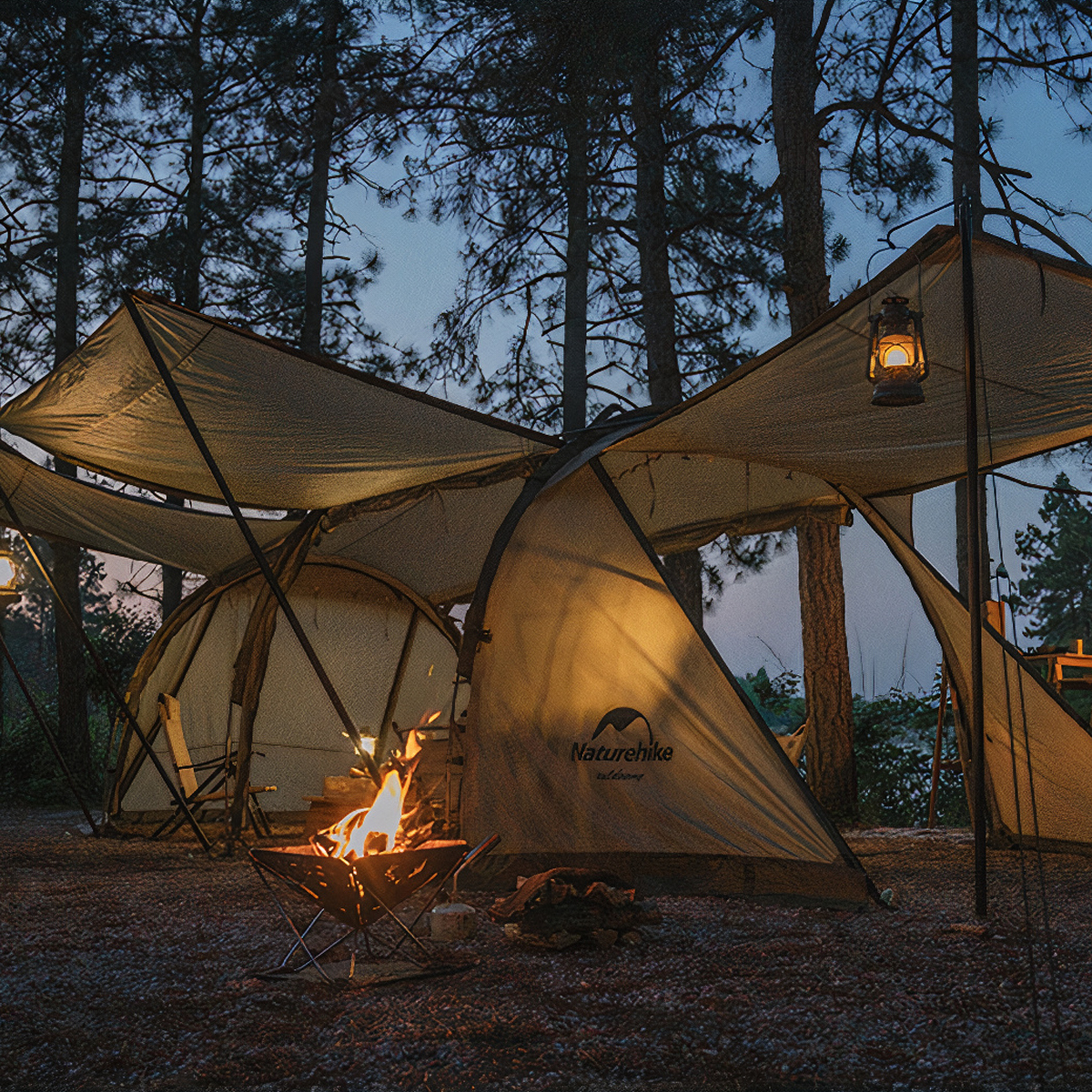 Naturehike NH22YW004 Lều Hầm Cắm Trại Glamping UPF50+ Aries α cho 4 - 6 người