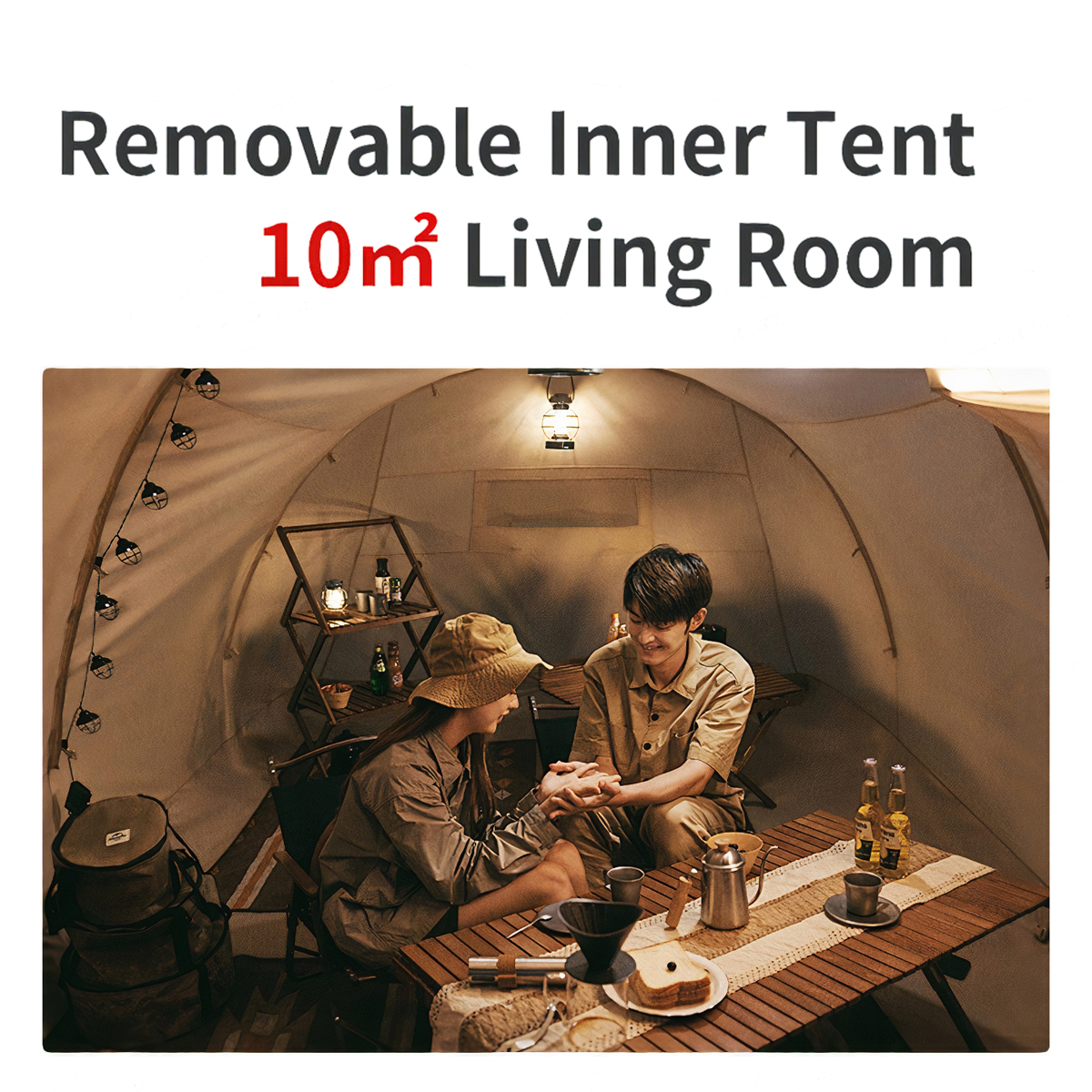 Naturehike Lều Cắm Trại Thiết Kế Dạng Hầm Lều Glamping