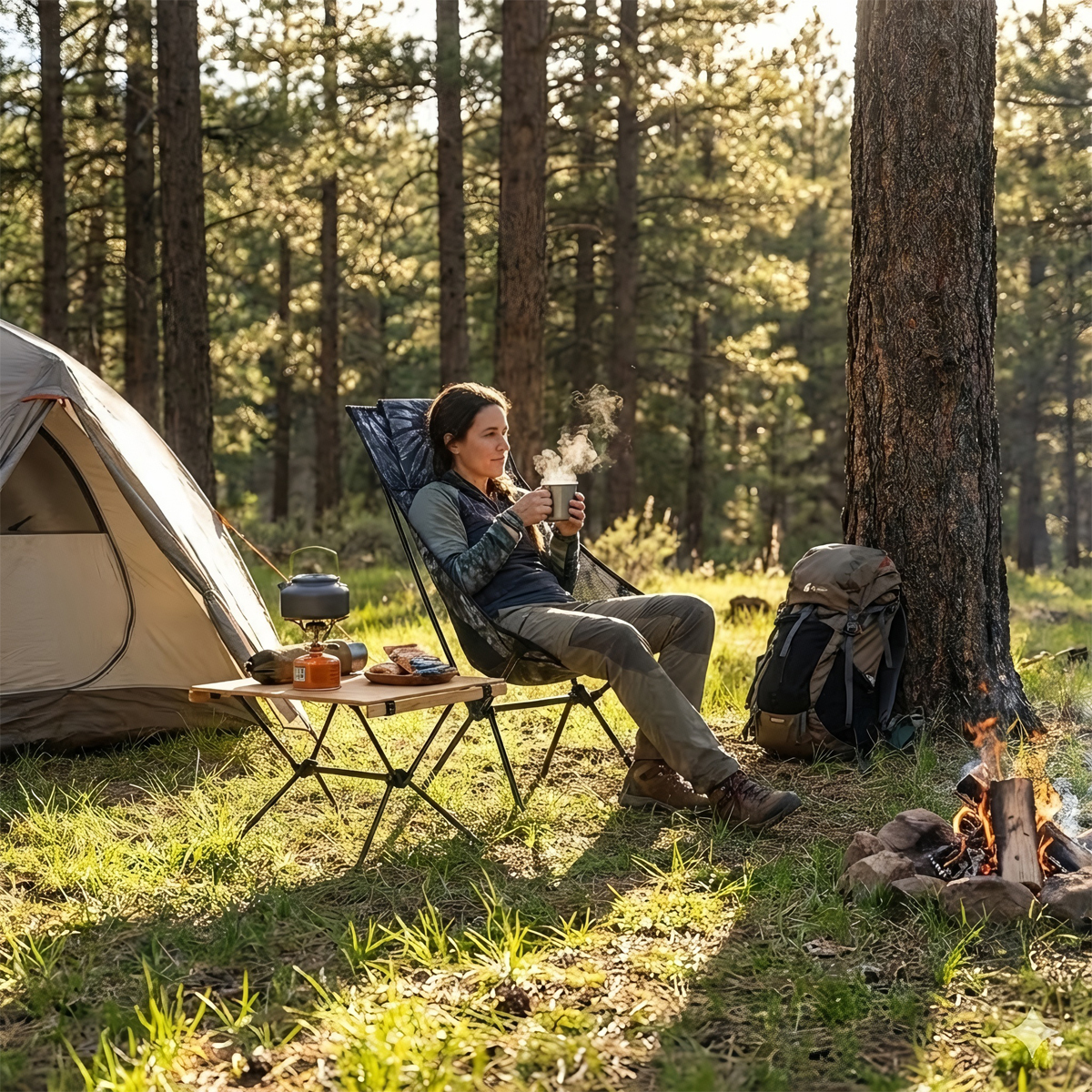 Helinox Ghế Cắm Trại Gấp Gọn Cao Cấp Sunset – Black Tie Dye ( 14707 )