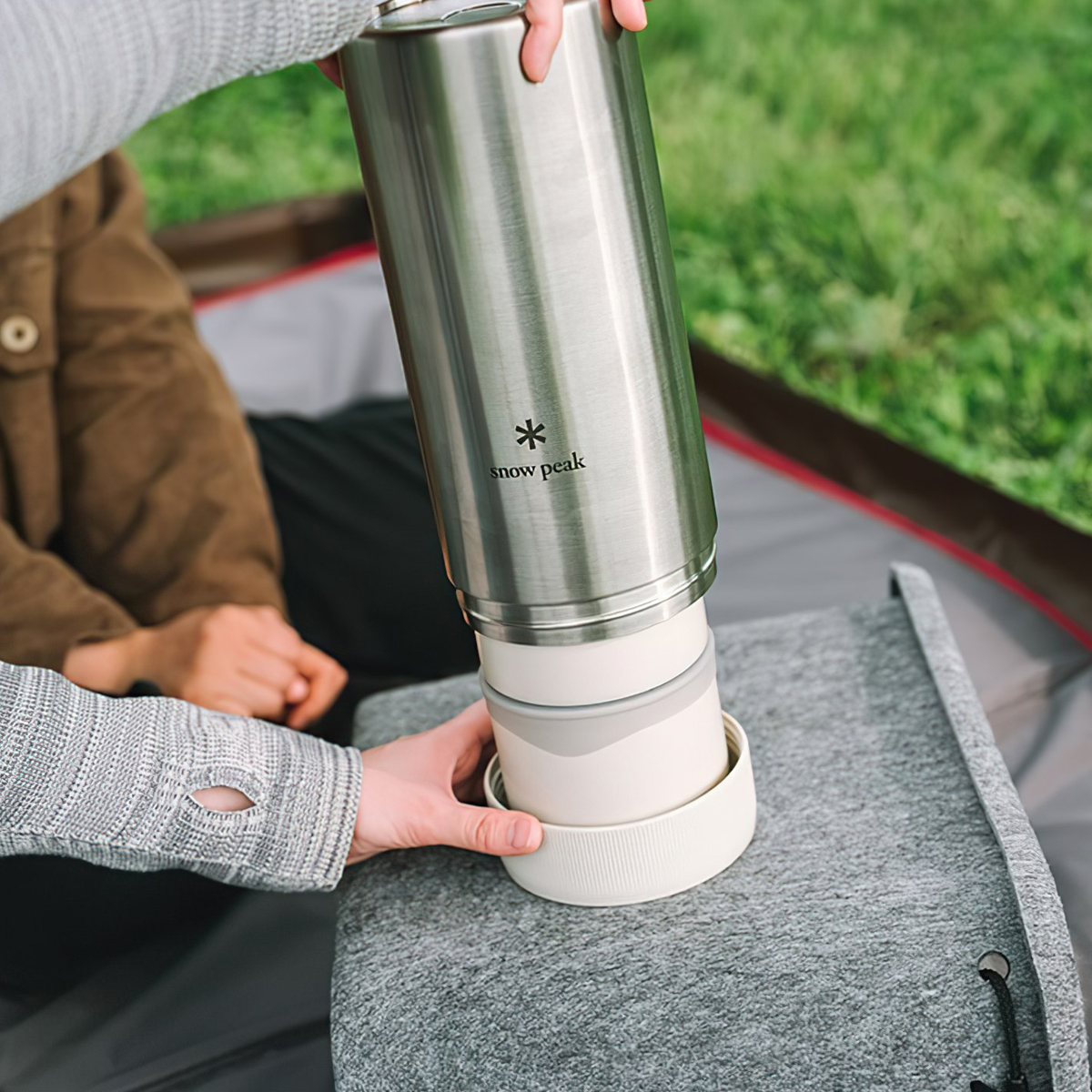 Snowpeak Hộp Đựng Đồ Ăn Cắm Trại Du Lịch Văn Phòng Tobachi 3