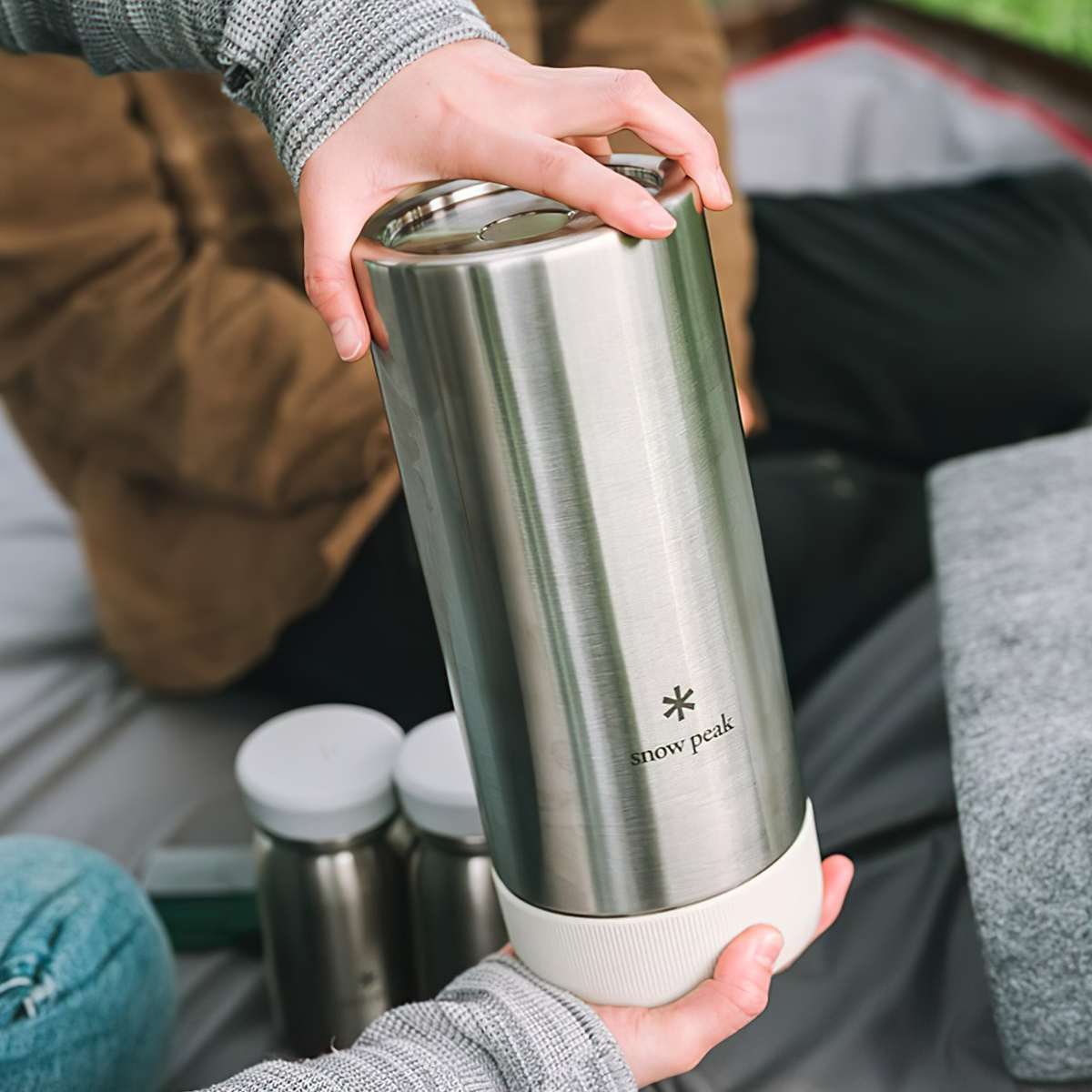 Snowpeak Hộp Đựng Đồ Ăn Cắm Trại Du Lịch Văn Phòng Tobachi 3