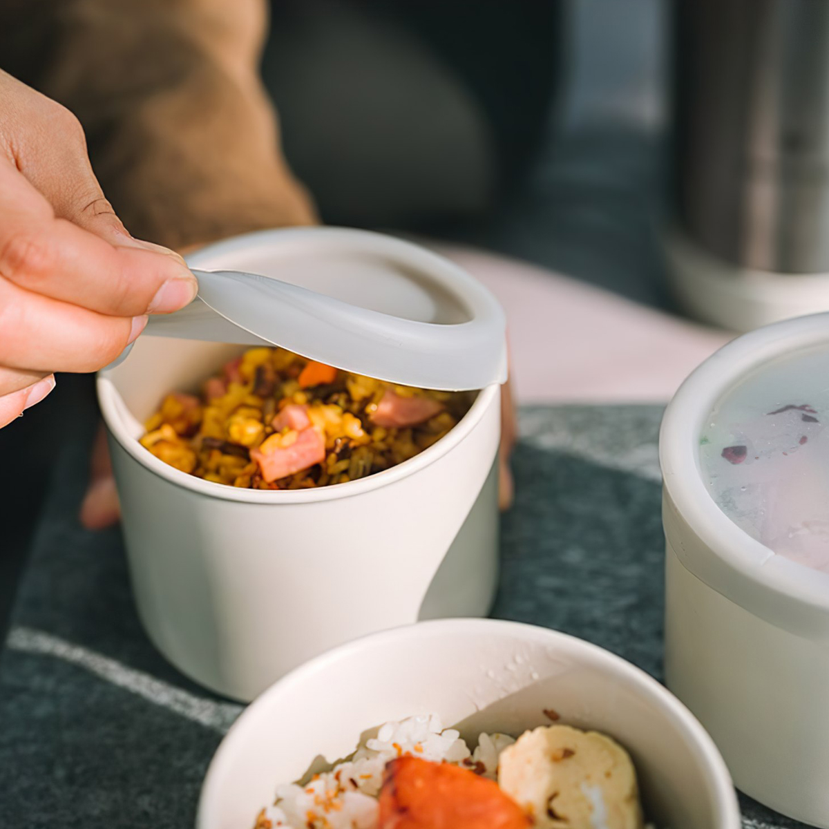 Snowpeak Hộp Đựng Đồ Ăn Cắm Trại Du Lịch Văn Phòng Tobachi