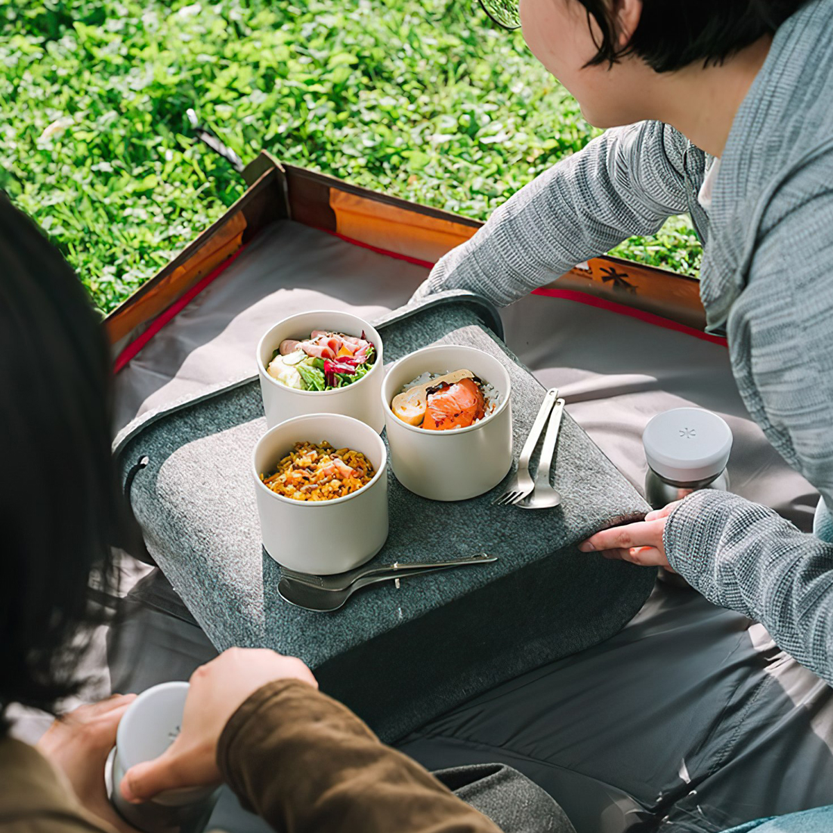 Snowpeak Hộp Đựng Đồ Ăn Cắm Trại Du Lịch Văn Phòng Tobachi