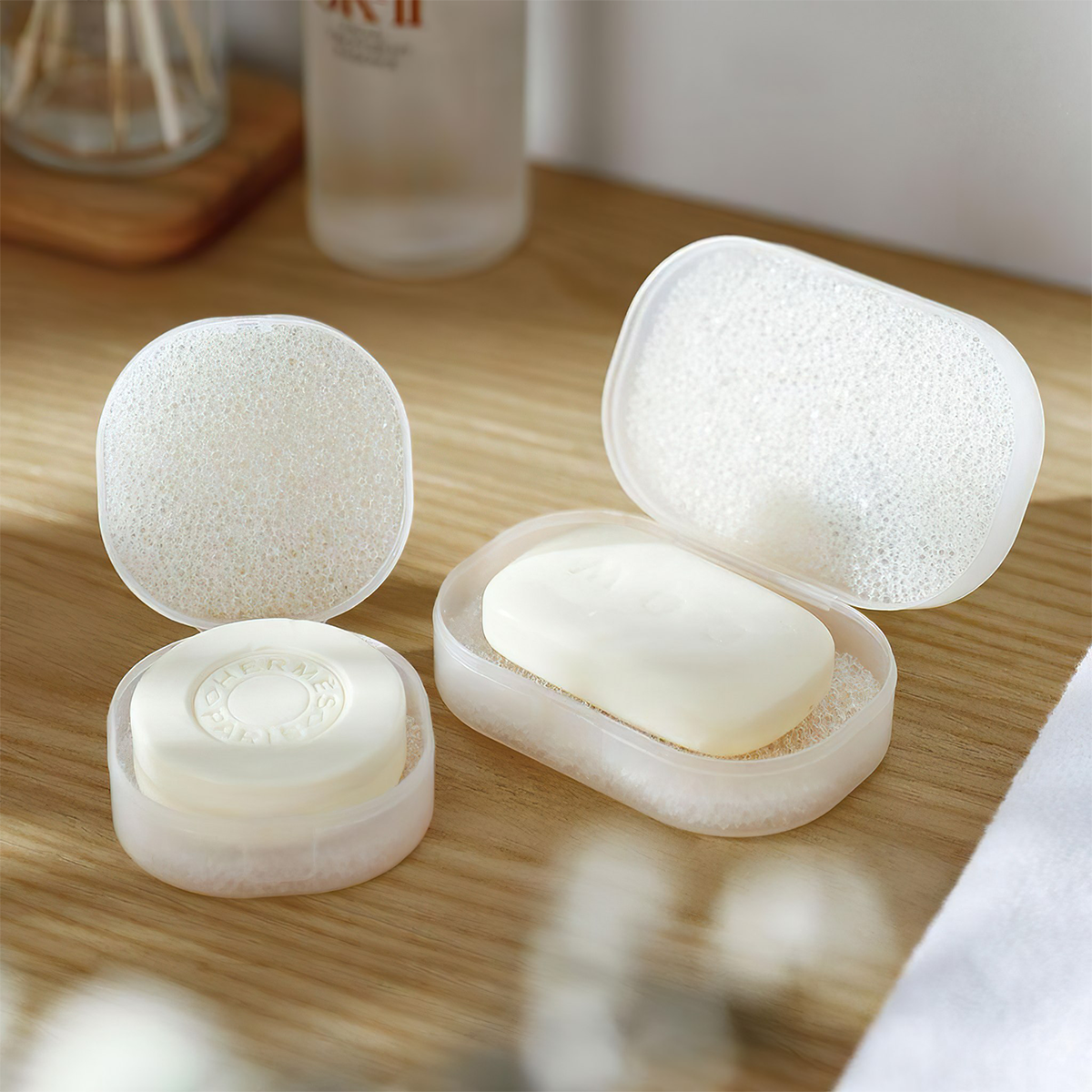 Shimoyama Hộp Đựng Xà Bông Cục Du Lịch