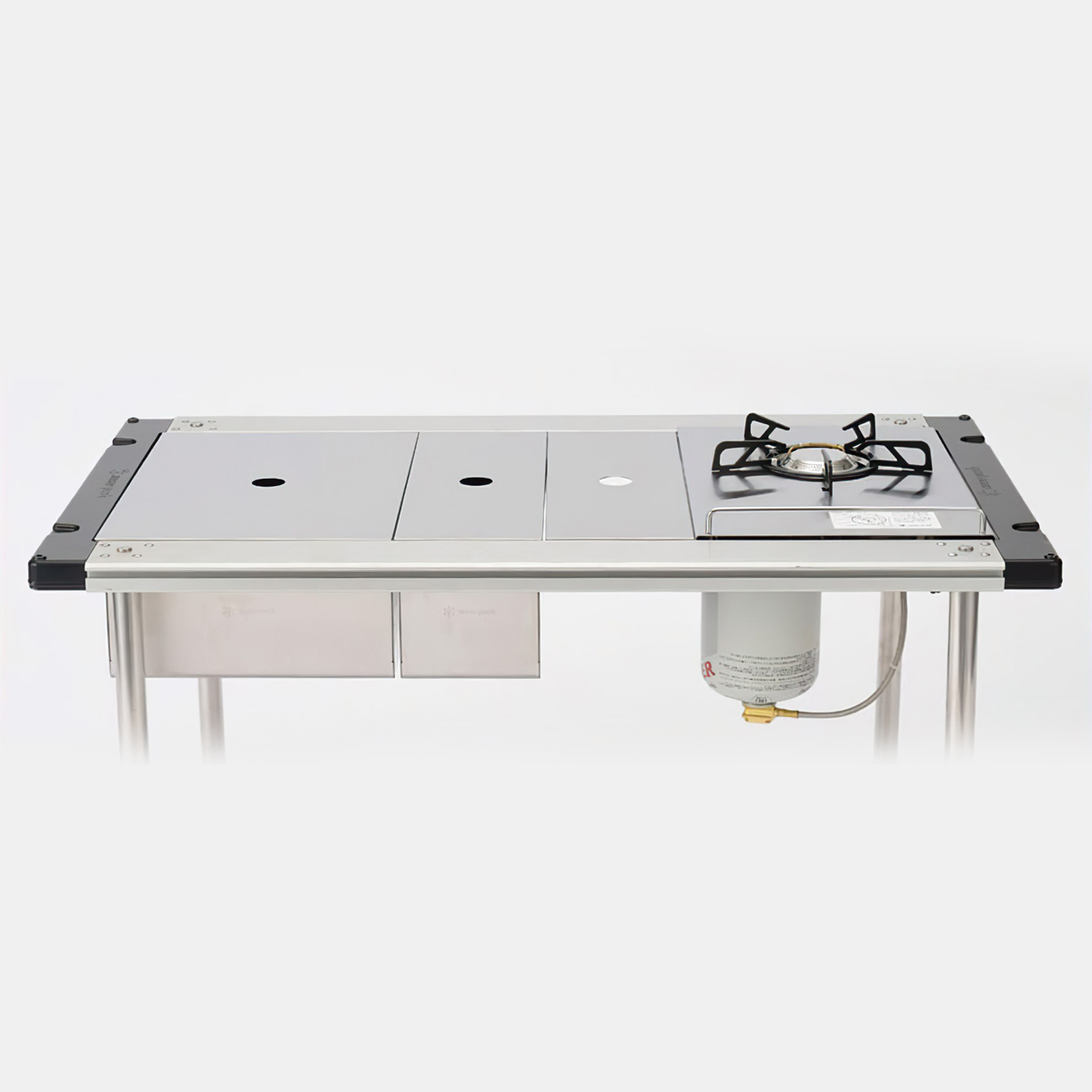 Hộp Phụ Kiện Cắm Trại Du Lịch Snowpeak Stainless Box Half Unit