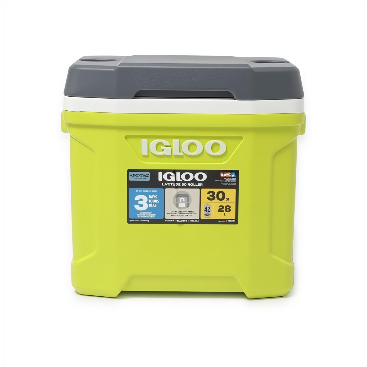 Igloo Thùng Đá Cắm Trại Latitude Roller 28L