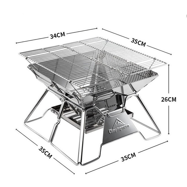 Campingmoon MT2 Bếp Nướng Dã Ngoại Gấp Gọn