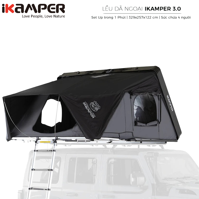 Lều Dã Ngoại Nóc Ô Tô IKAMPER SKYCAMP 3.0 ROOF TOP TENT