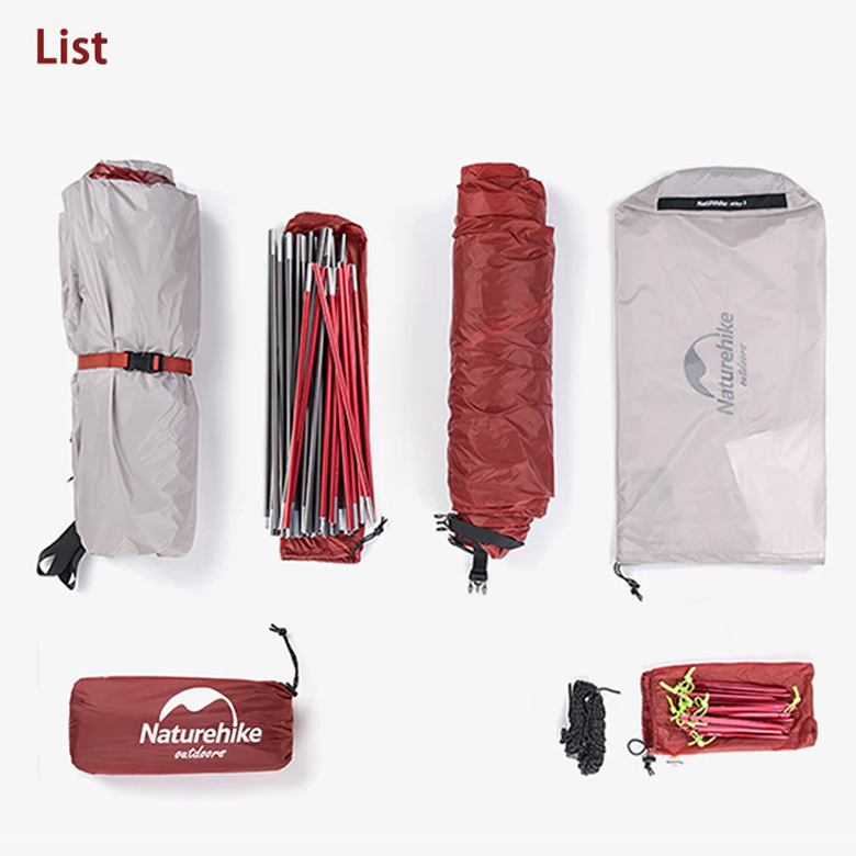 Naturehike NH19ZP016 Lều Cắm Trại 2-3 Người Hiby Chống Nước Chống Tia UV