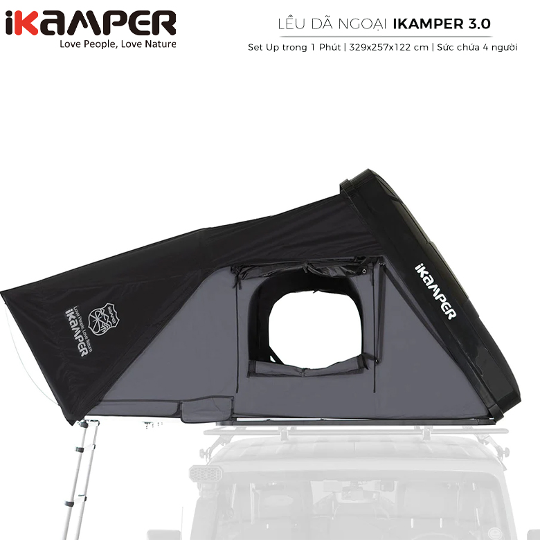 Lều Dã Ngoại Nóc Ô Tô IKAMPER SKYCAMP 3.0 ROOF TOP TENT