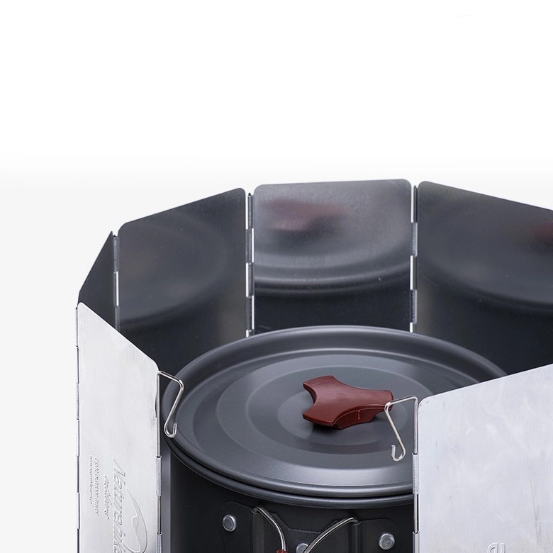 Naturehike NH15F008-B Tấm Chắn Gió Bếp 8 Khúc Foldable Wind Shield