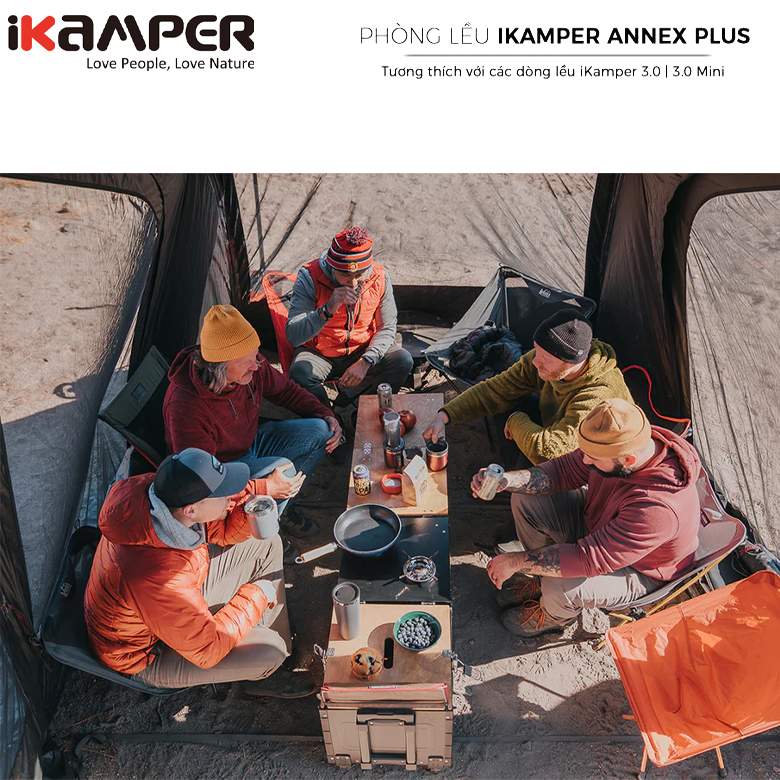 Phòng Lều Cắm Trại  Ô Tô Ikamper Annex Plus