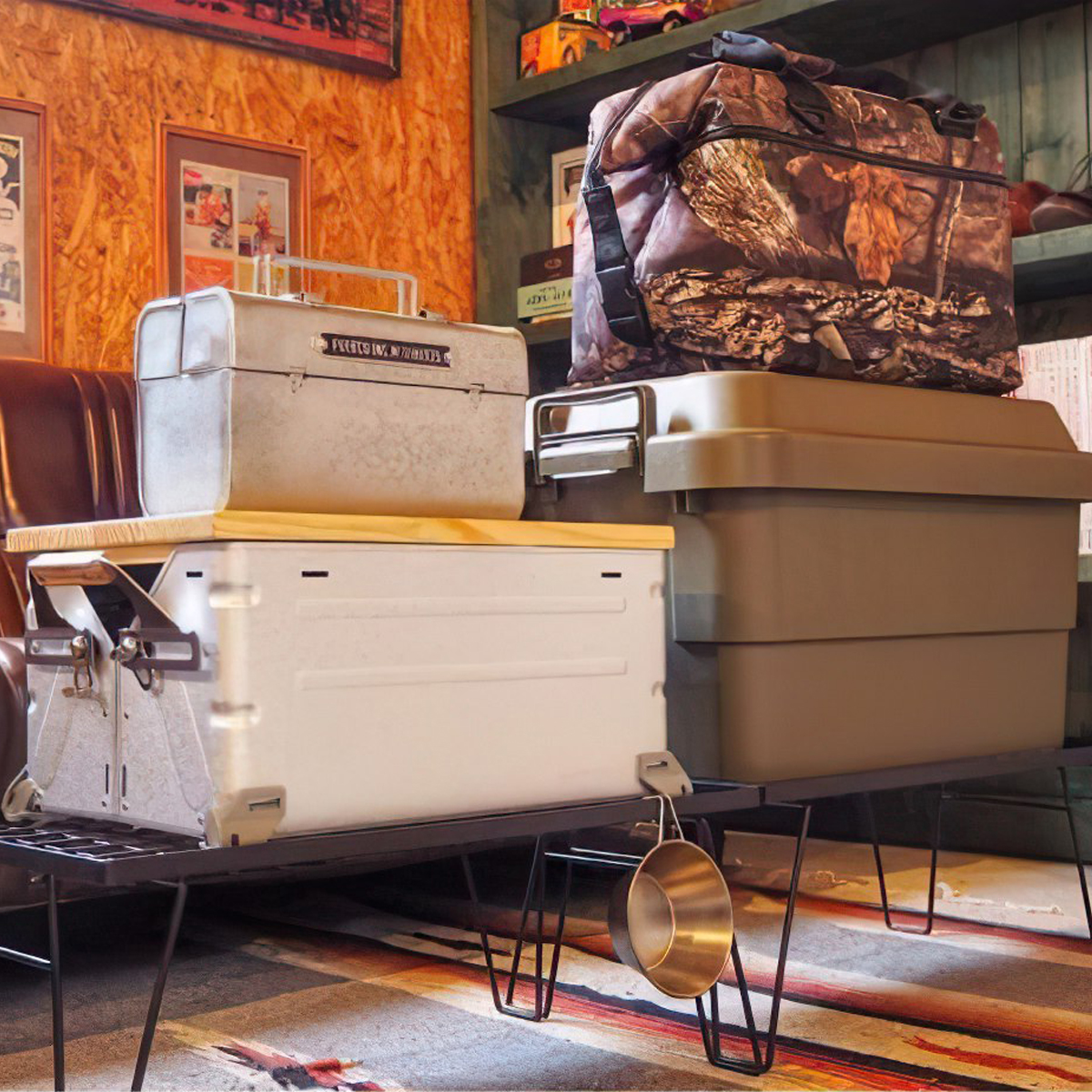 Campingmon T-230-2T Kệ Để Đồ Cắm Trại  ( Kệ Đôi )