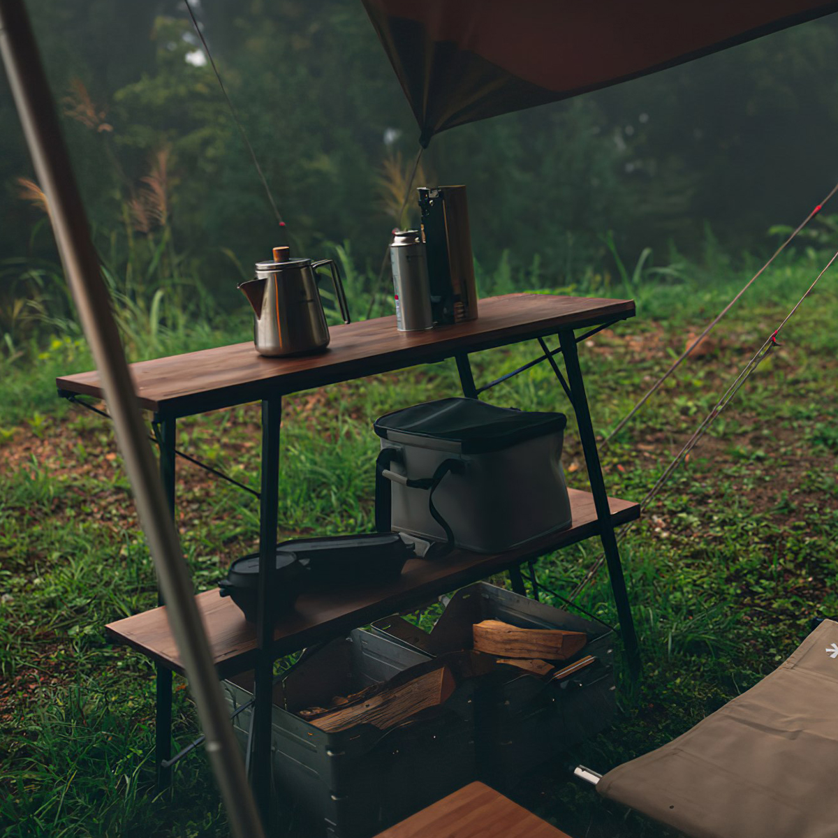 Kệ Đựng Đồ Đa Năng Du Lịch Cắm Trại Snowpeak One-Action Rack