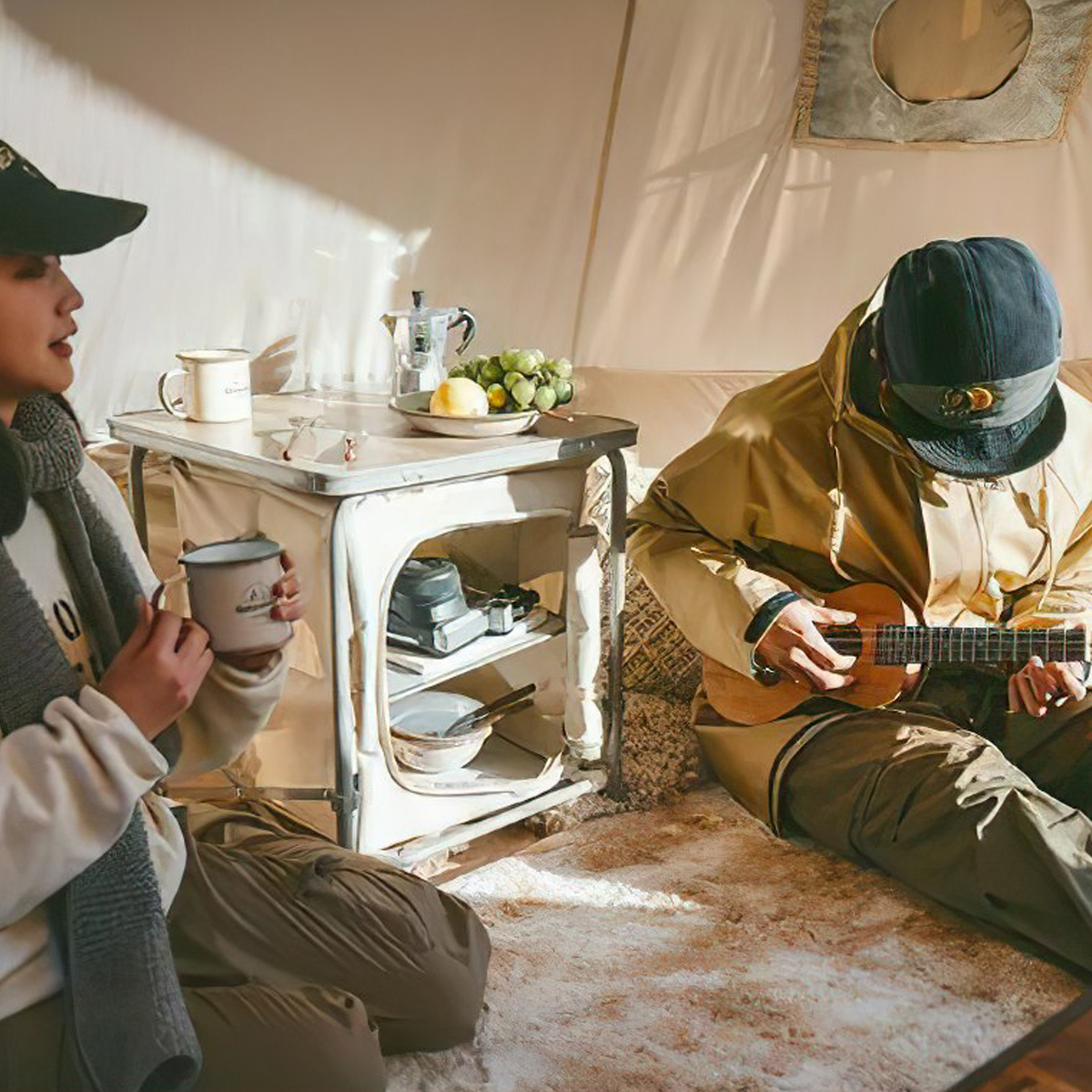 Kệ Mini Cắm Trại Gấp Gọn Ngoài Trời Đa Năng Naturehike