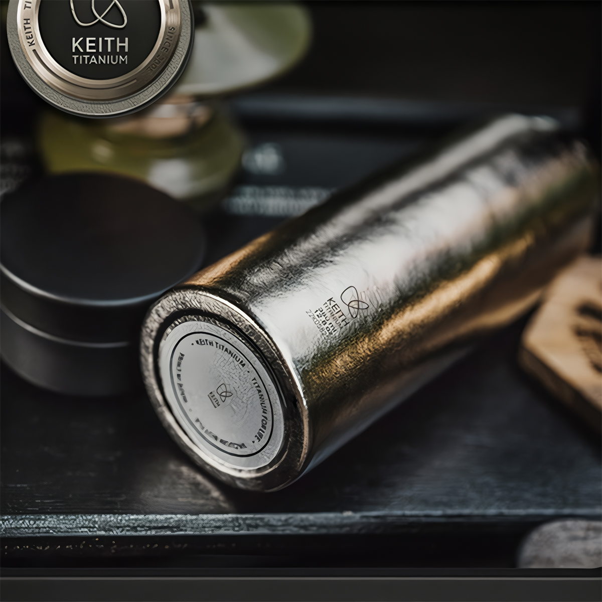 Keith Titanium Bình Giữ Nhiệt 2 Lớp Dã Ngoại Ti3132 / Ti3135 - 380ml