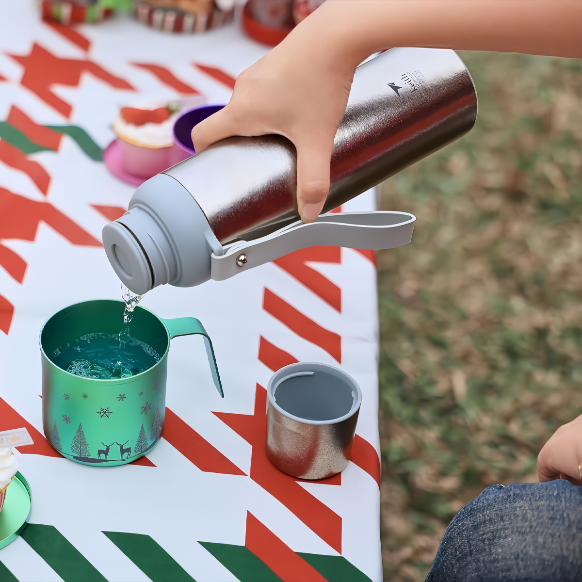 Keith Titanium Bình giữ nhiệt Dã Ngoại 800ml - Ti3106