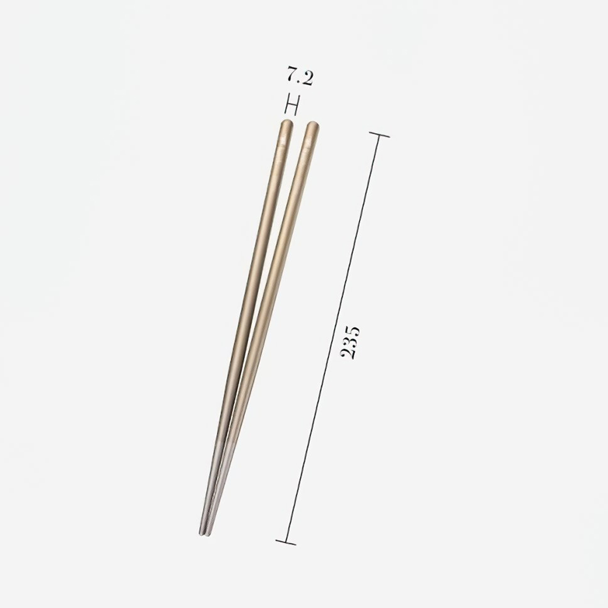 Keith Titanium Chopsticks TI5661/ TI5662/ TI5663/ TI5664 Đũa Tròn Siêu Nhẹ (Đôi)