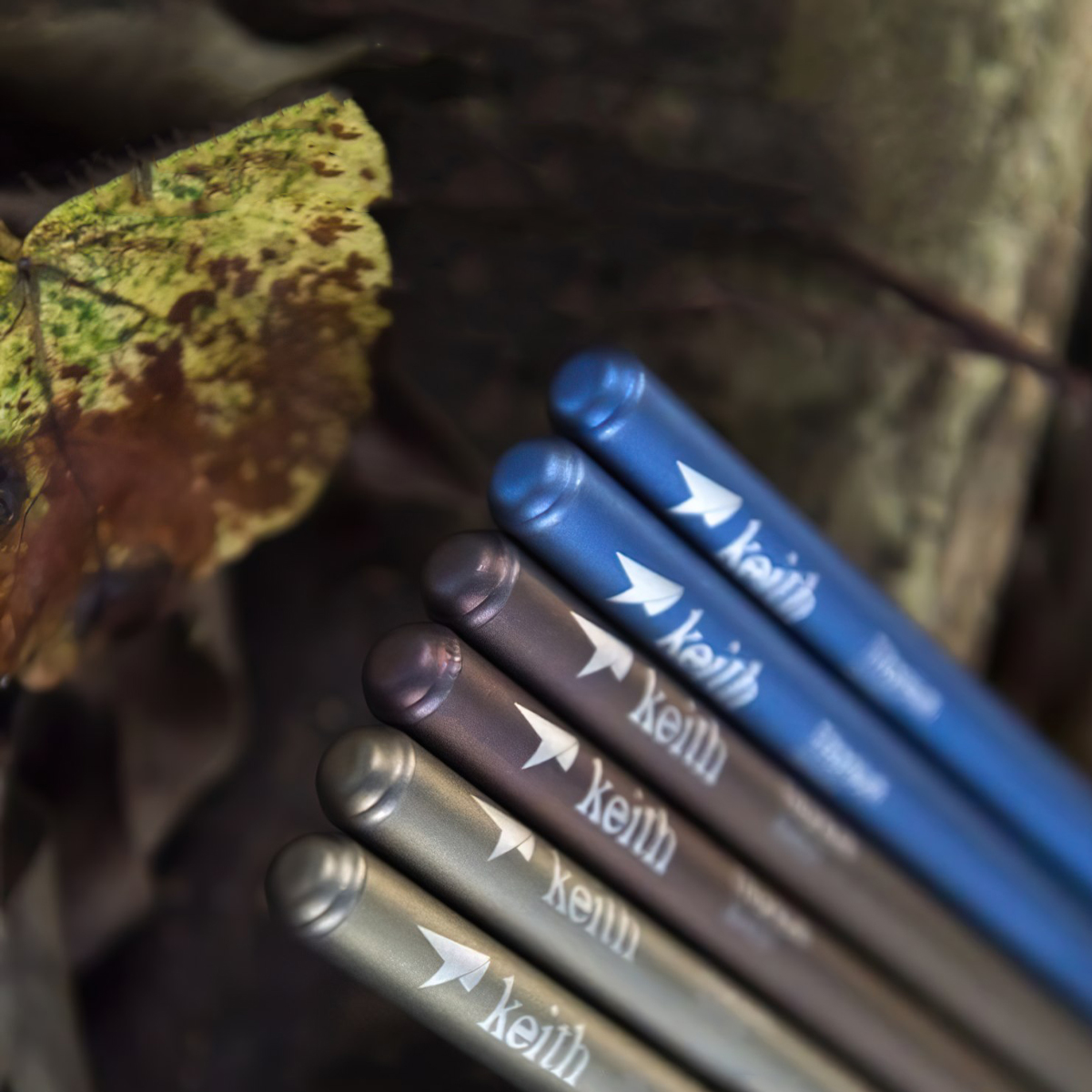 Keith Titanium Chopsticks TI5661/ TI5662/ TI5663/ TI5664 Đũa Tròn Siêu Nhẹ (Đôi)