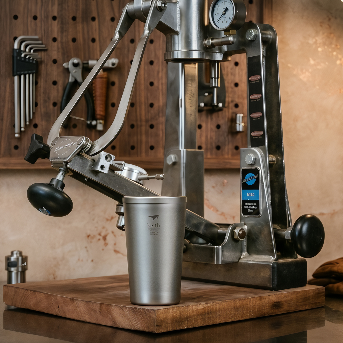 Keith Titanium Cốc Cà Phê 2 lớp Cắm Trại Dã Ngoại Ti3150 320ml