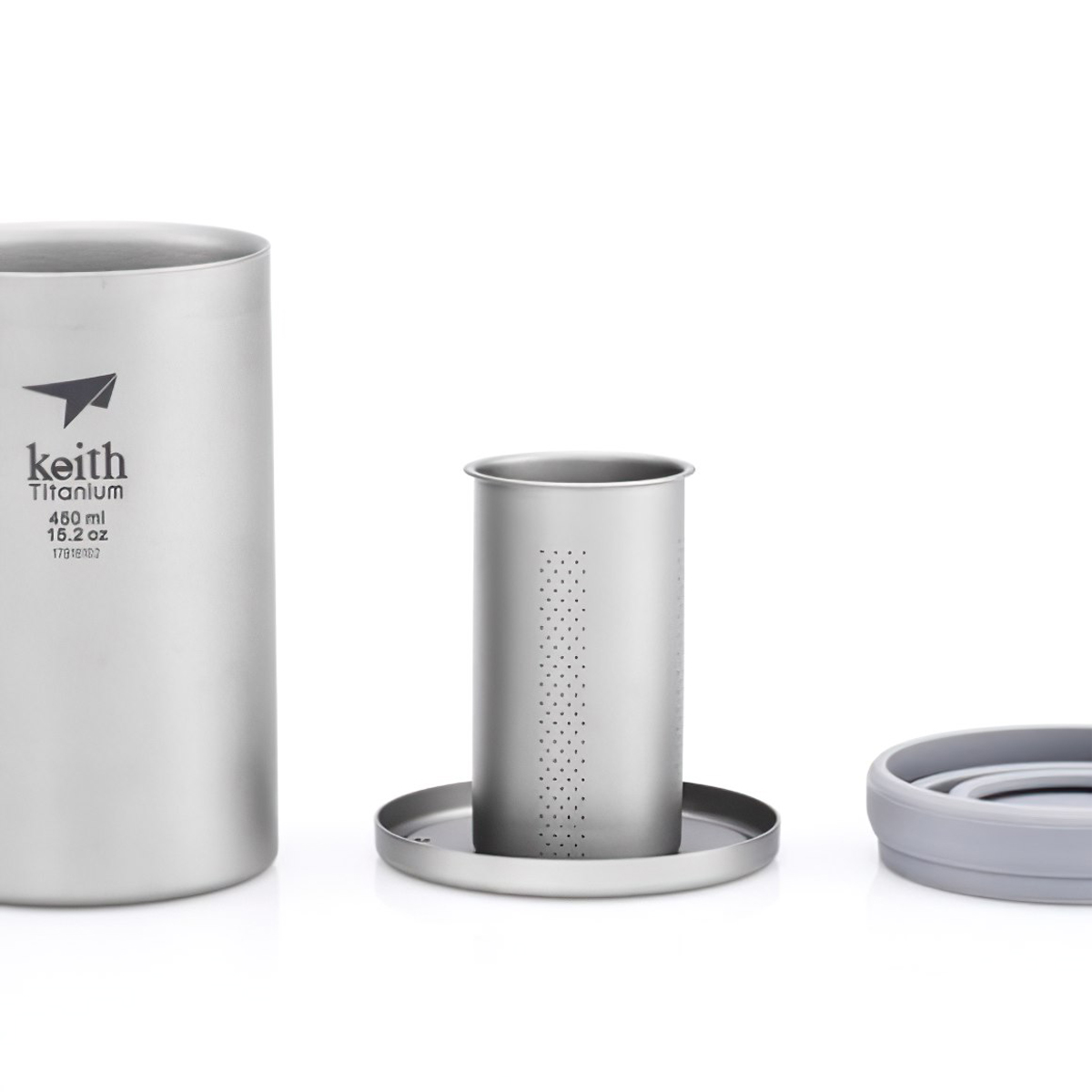 Keith Titanium Ti3520 Cốc Pha Trà Office Mug With Tea Infuser