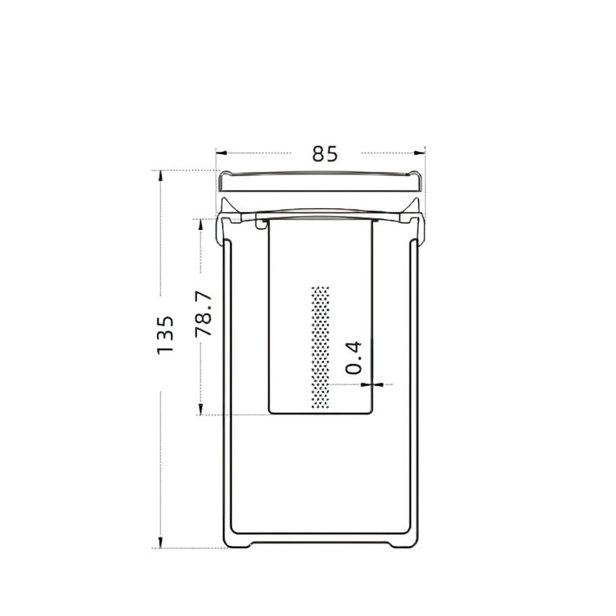 Keith Titanium Ti3520 Cốc Pha Trà Office Mug With Tea Infuser