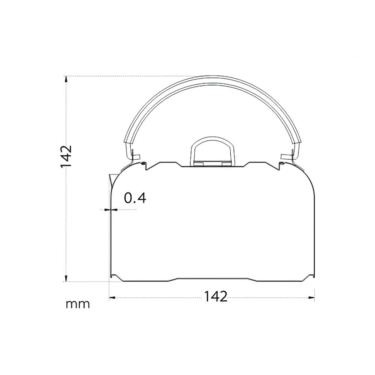 Keith Titanium Ti3901 Ấm Đun Nước 1000Ml
