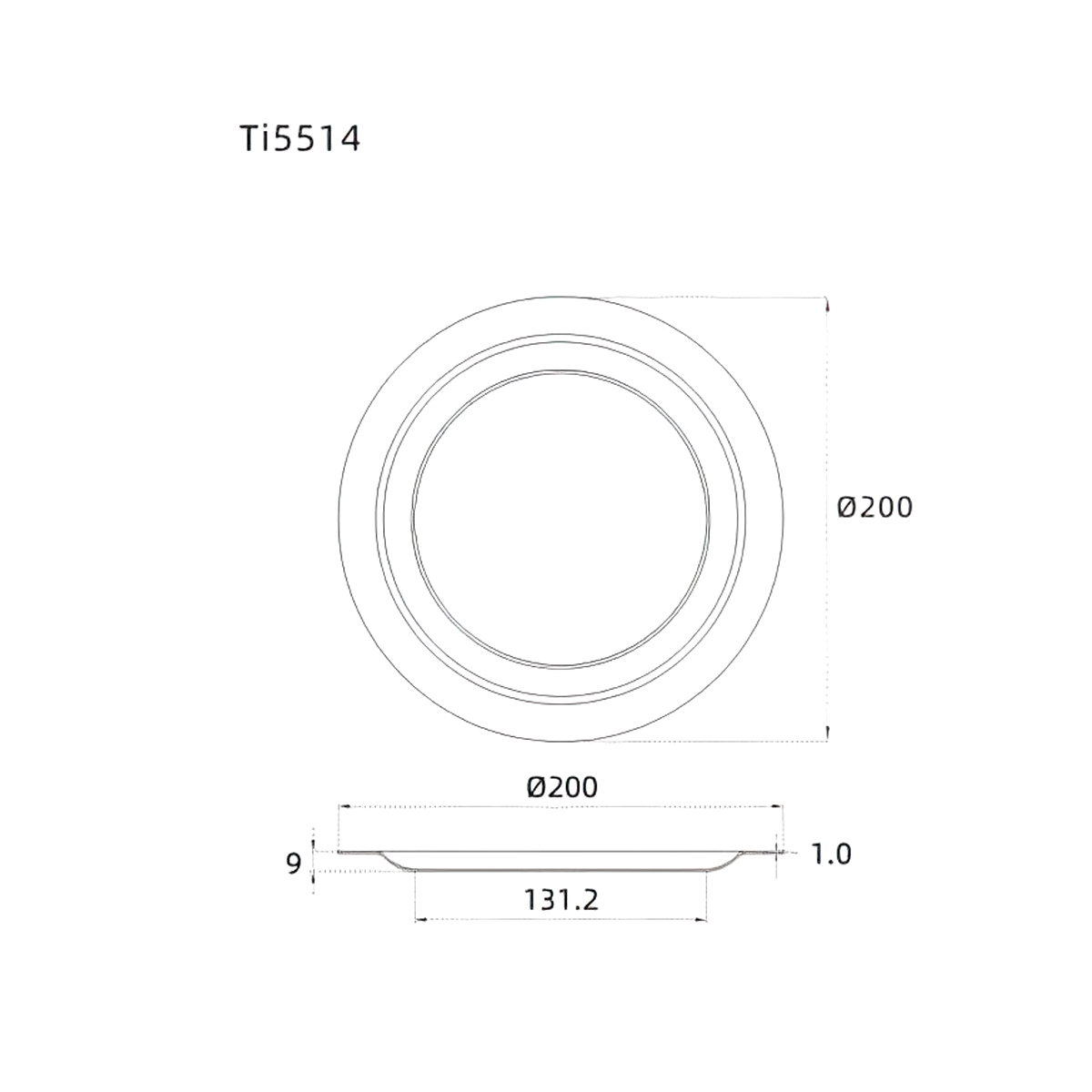 Keith Titanium Ti5513 / Ti5514 Đĩa Ăn Siêu Nhẹ