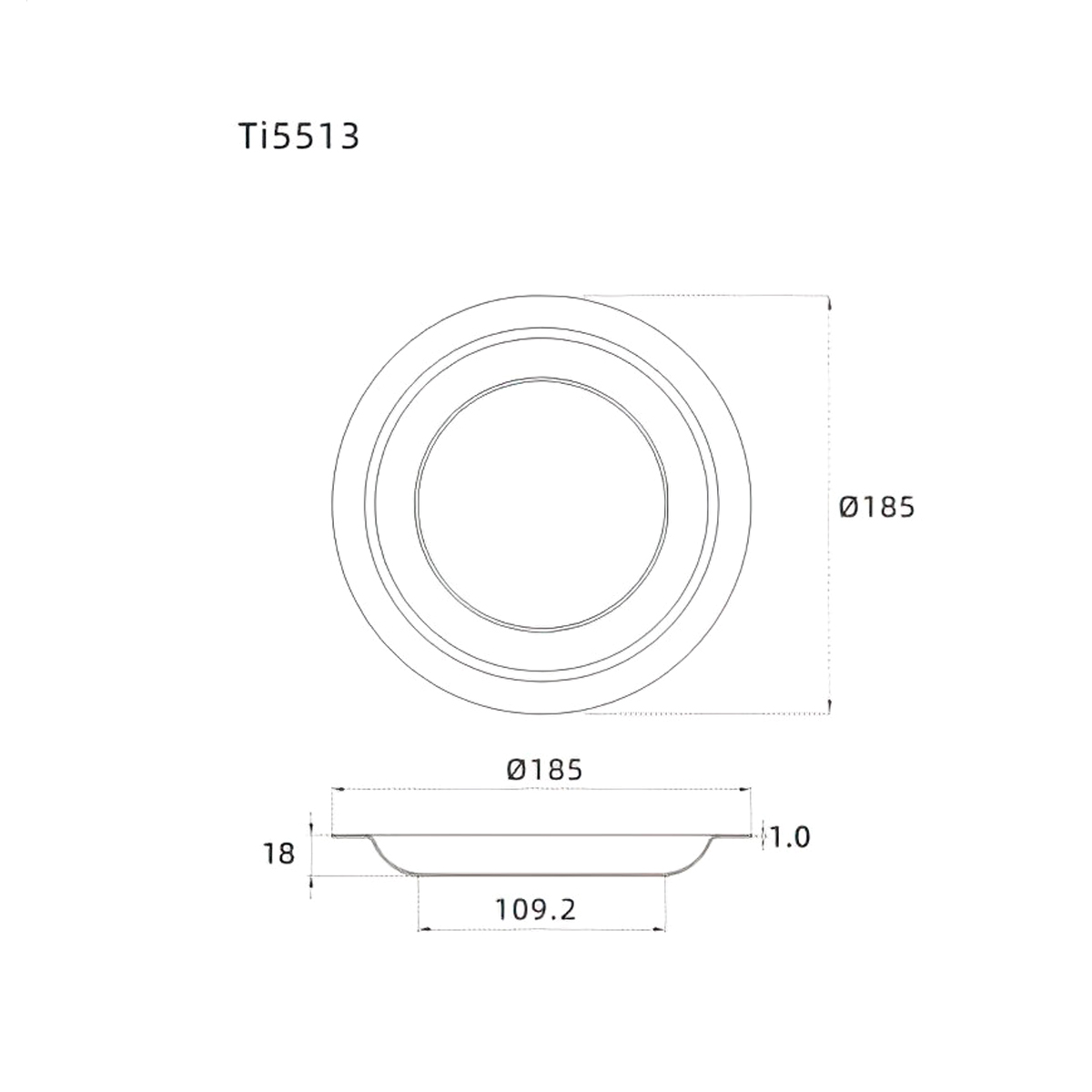 Keith Titanium Ti5513 / Ti5514 Đĩa Ăn Siêu Nhẹ