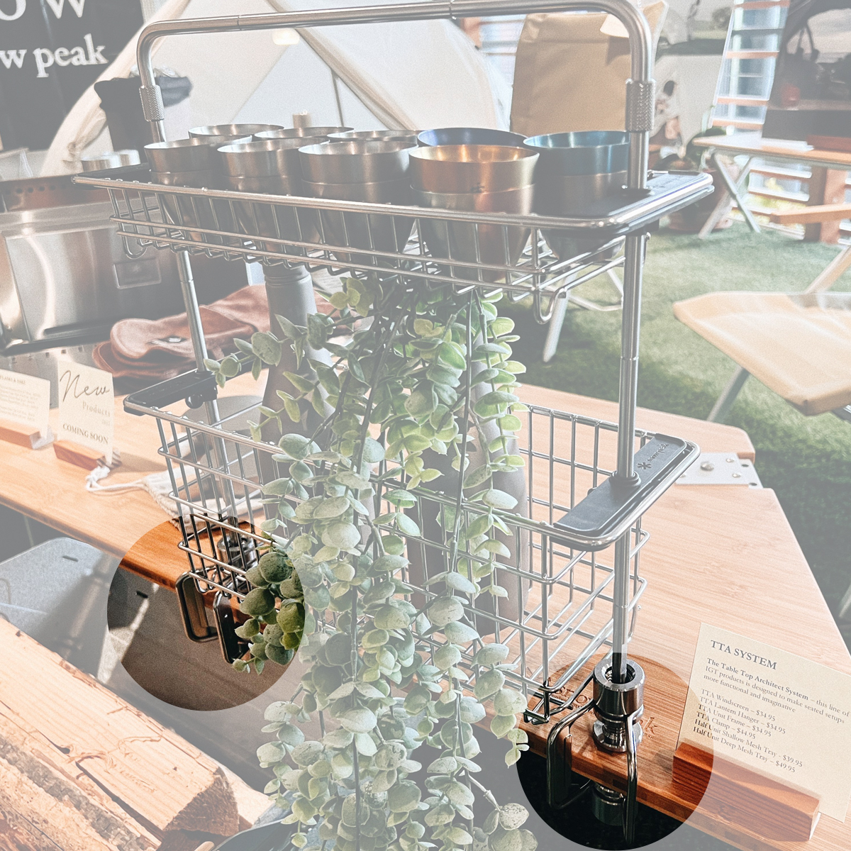 Kẹp Bàn Đa Năng Kết Hợp Với Các Sản Phẩm Snowpeak Tabletop Architect Clamp Ck-300