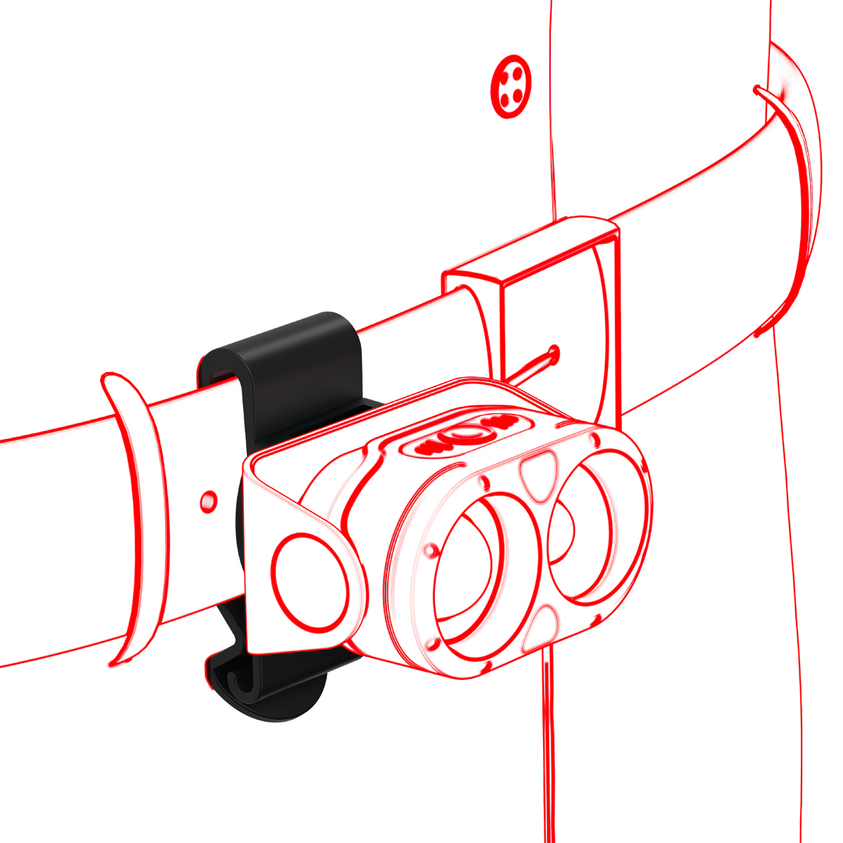 Ledlenser Kẹp Đai Cắm Trại Loại A 502253