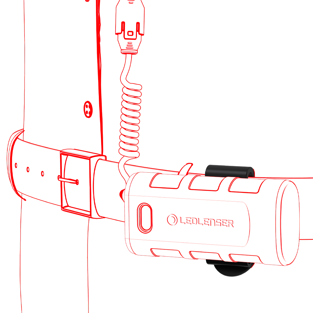 Ledlenser Kẹp Đai Cắm Trại Loại A 502253