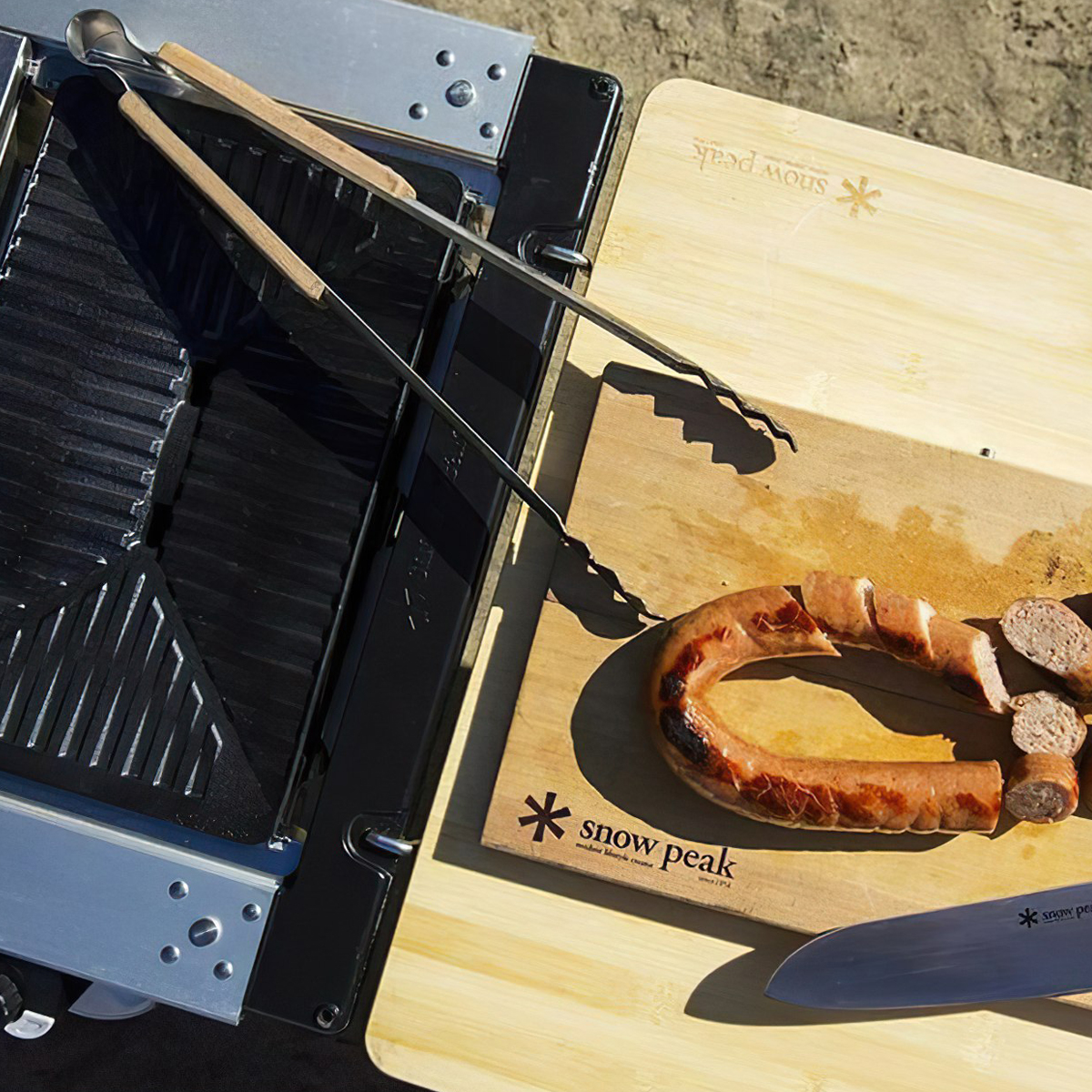 Kẹp Gắp Thức Ăn Cắm Trại Du Lịch Snowpeak Barbeque Tongs