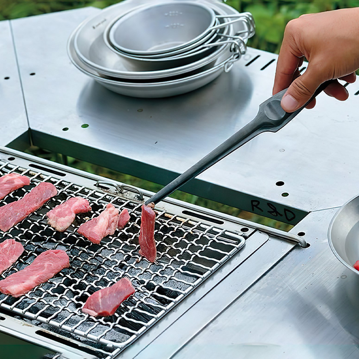 Kẹp Gắp Thức Ăn Cắm Trại Du Lịch Snowpeak Pitz Tong Cs-370