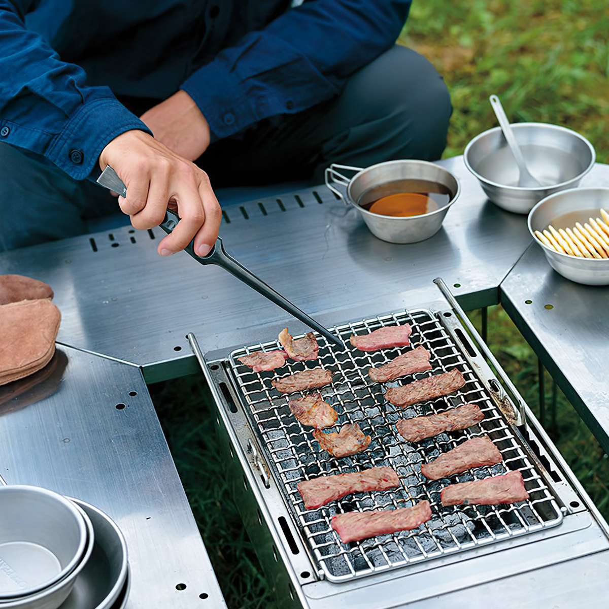 Kẹp Gắp Thức Ăn Cắm Trại Du Lịch Snowpeak Pitz Tong Cs-370