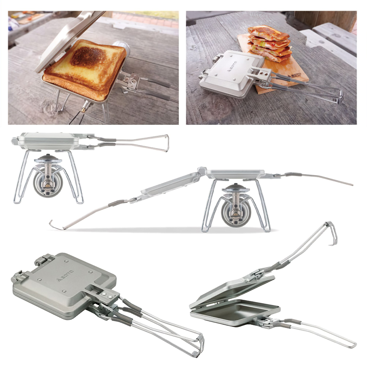 Kẹp Làm Bánh Cắm Trại Du Lịch Soto Minimal Hot Sand Maker