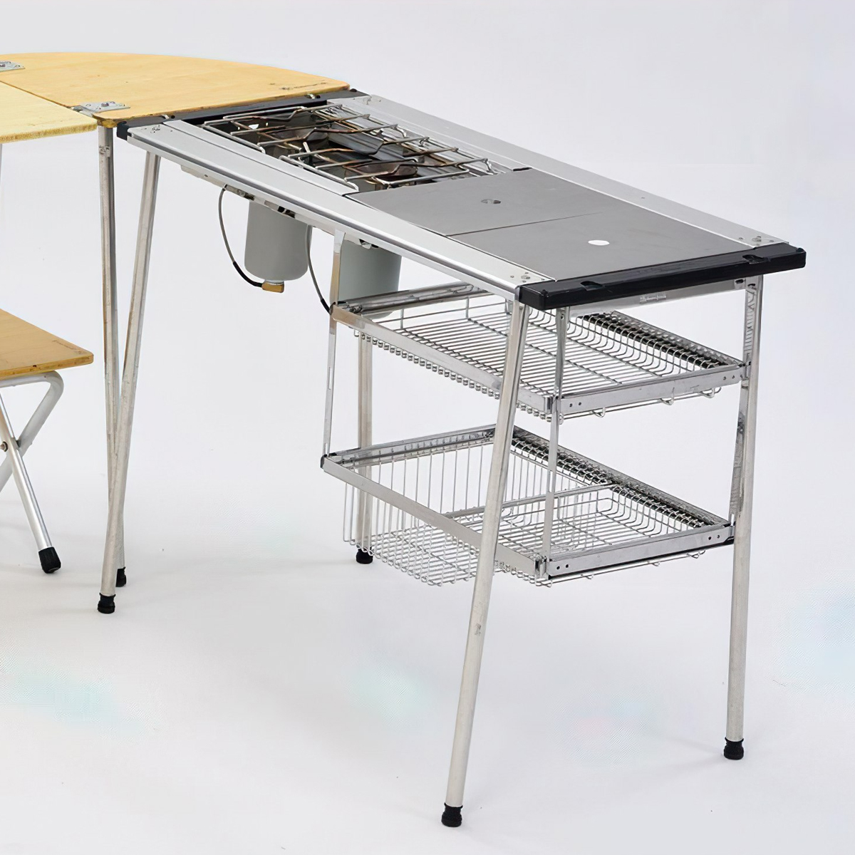 Snowpeak Khay Lưới Đựng Đồ Cắm Trại Du Lịch Kết Hợp Với Các Sản Phẩm Của Mesh Tray 1 Unit Deep Type