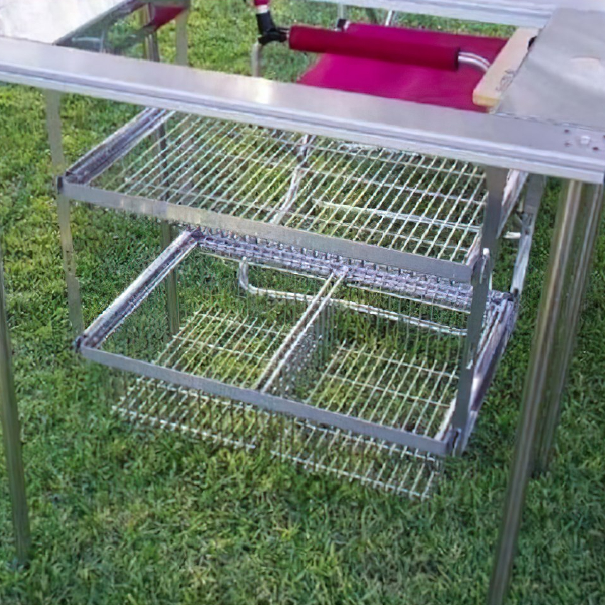 Snowpeak Khay Lưới Đựng Đồ Cắm Trại Du Lịch Kết Hợp Với Các Sản Phẩm Của Mesh Tray 1 Unit Deep Type