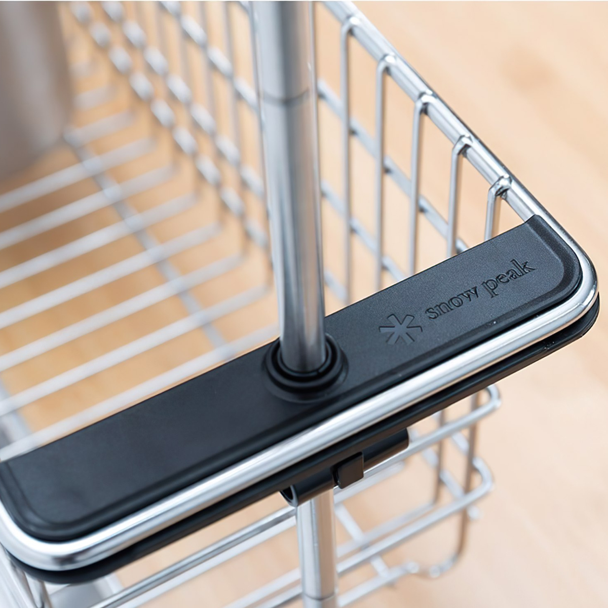 Snowpeak Khay Lưới Đựng Đồ Cắm Trại Du Lịch Kết Hợp Với Các Sản Phẩm Của Mesh Tray Half Unit Deep