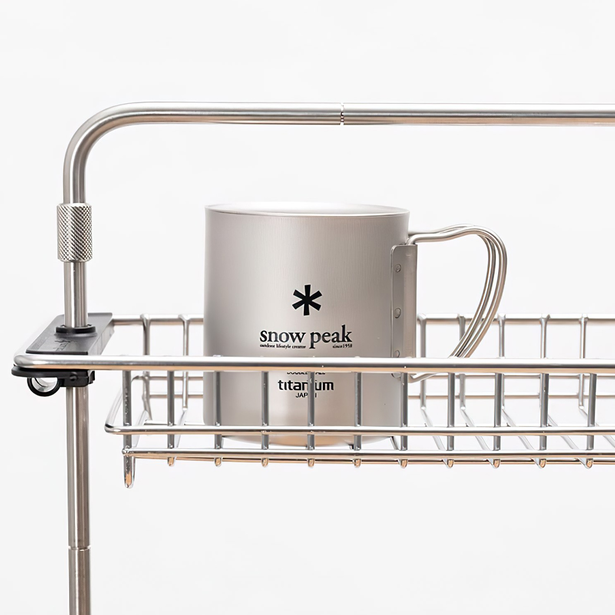 Khay Lưới Đựng Đồ Cắm Trại Du Lịch Kết Hợp Với Các Sản Phẩm Của Snowpeak Mesh Tray Half Unit Shallow Type