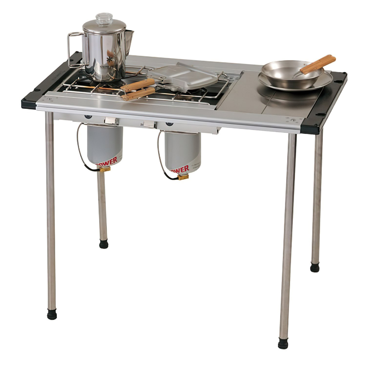 Snowpeak Khung Bàn Cắm Trại Du Lịch Kết Hợp Với Các Sản Phẩm Của Thương Hiệu Igt Iron Grill Table Frame 3 Unit