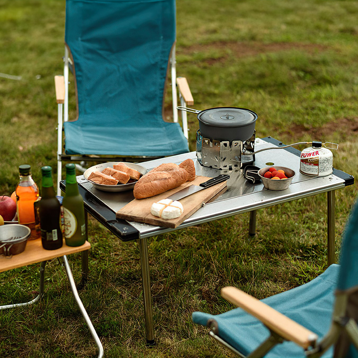 Snowpeak Khung Bàn Cắm Trại Du Lịch Kết Hợp Với Các Sản Phẩm Của Thương Hiệu Igt Iron Grill Table Frame 3 Unit