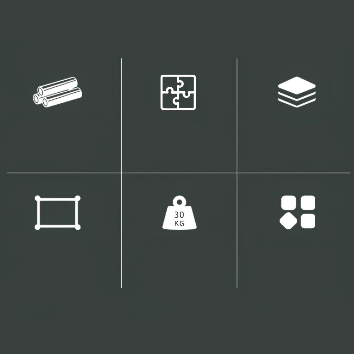 Campingmoon Ck-3650-T38 Khung Bàn Igt