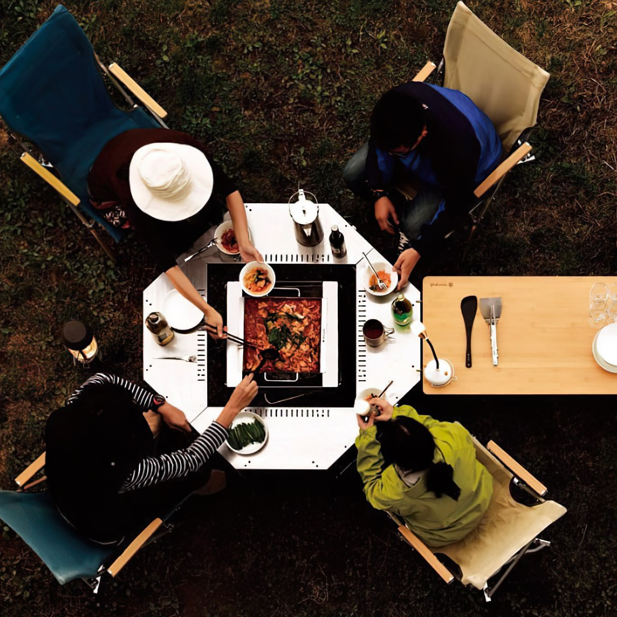 Khung Bàn Lắp Ghép Cắm Trại Du Lịch Snowpeak Jikaro Table