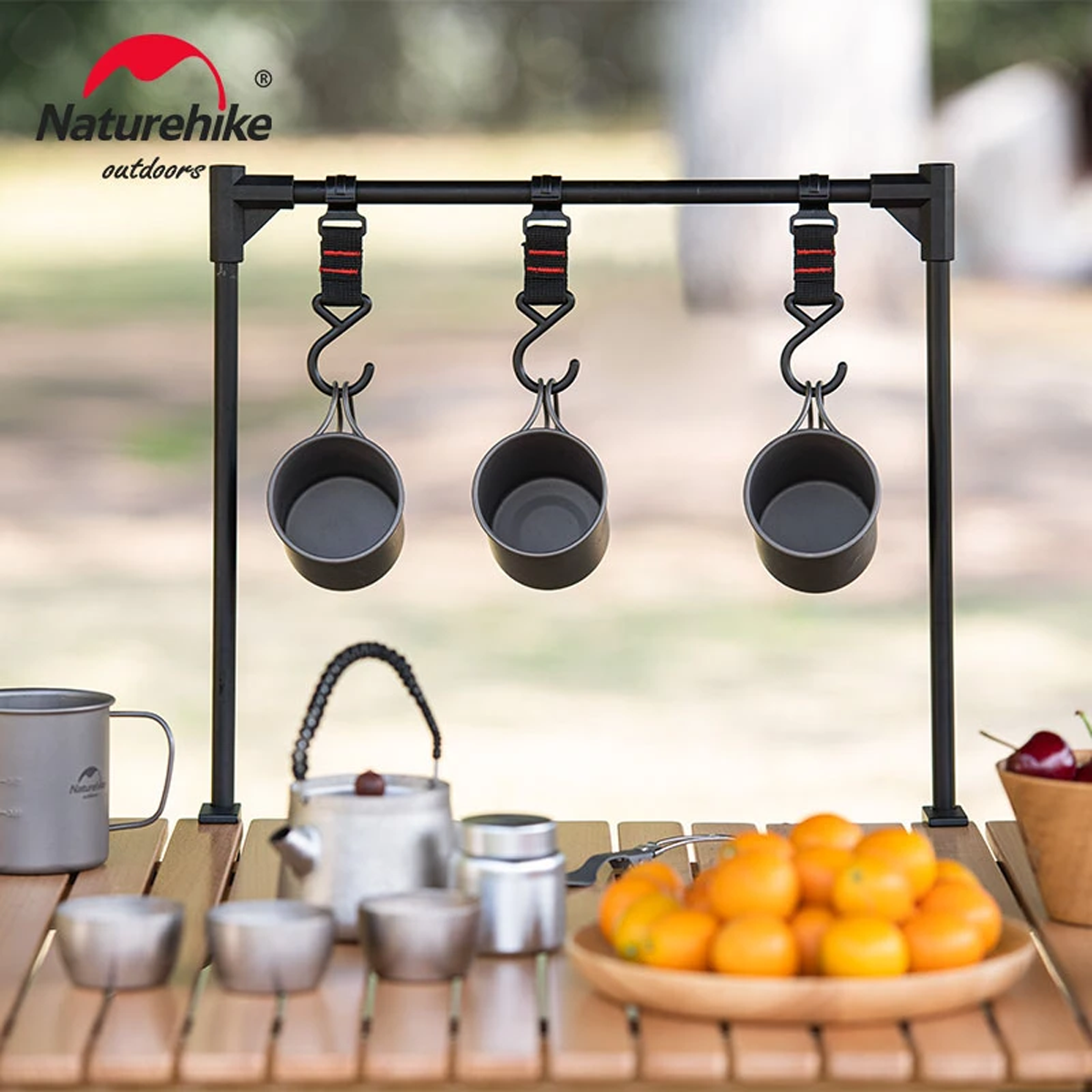 Naturehike NH20PJ137 Khung Treo Đồ Dã Ngoại Gắn Bàn
