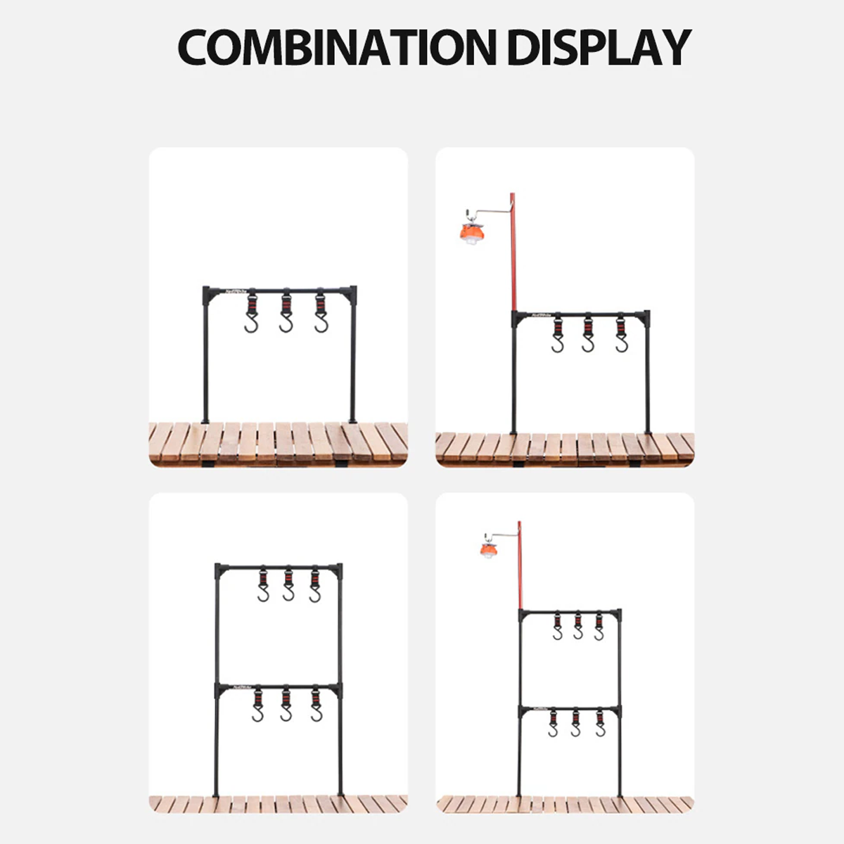 Naturehike NH20PJ137 Khung Treo Đồ Dã Ngoại Gắn Bàn