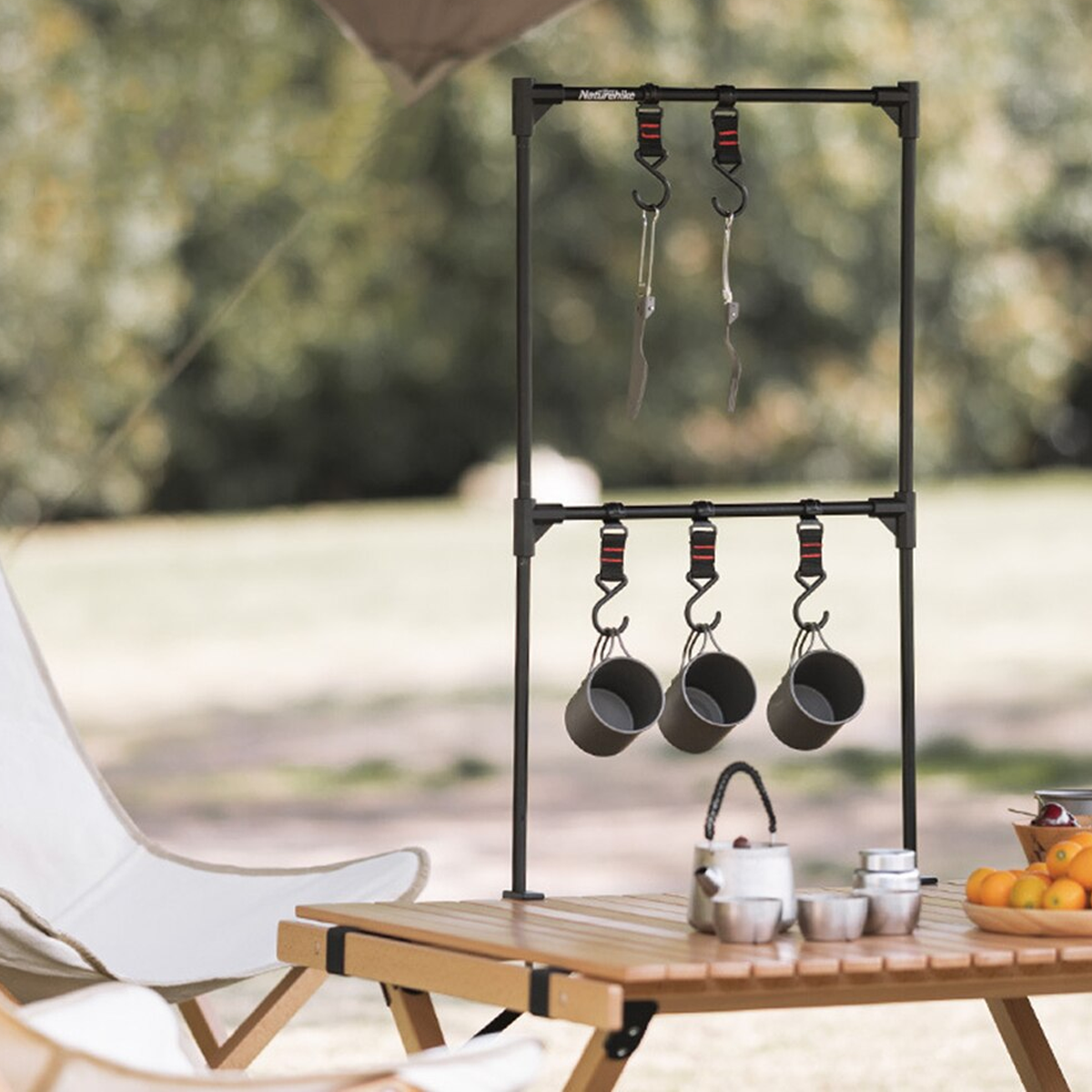 Naturehike NH20PJ137 Khung Treo Đồ Dã Ngoại Gắn Bàn